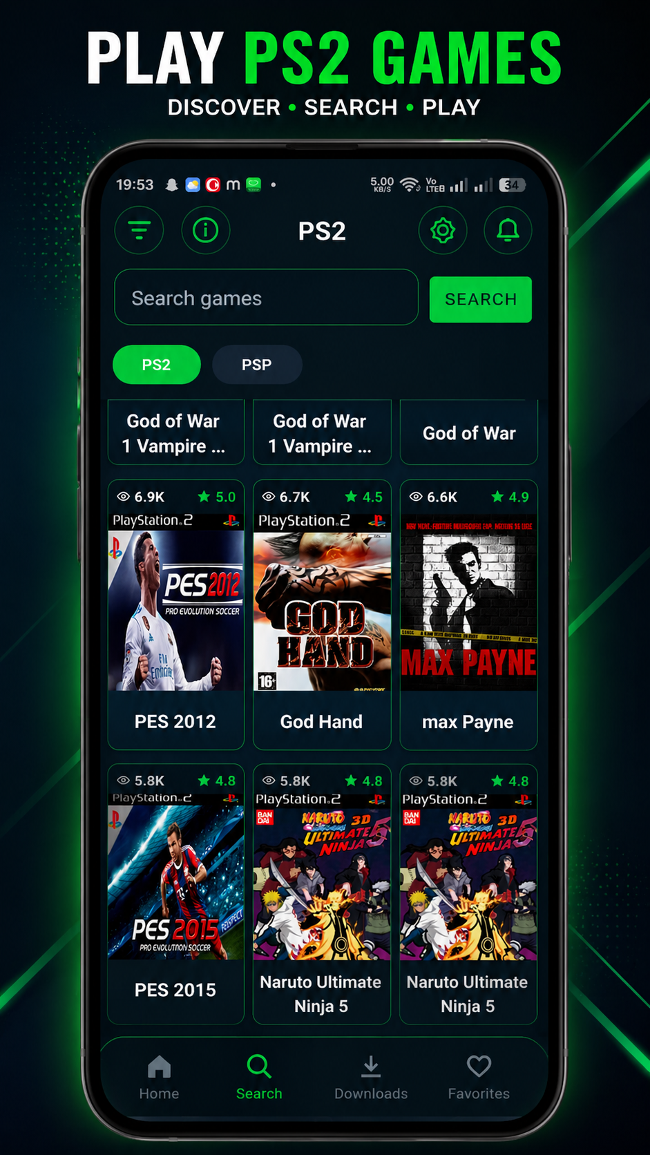 WahGames PS2 ISO game list — free PS2 games download Android